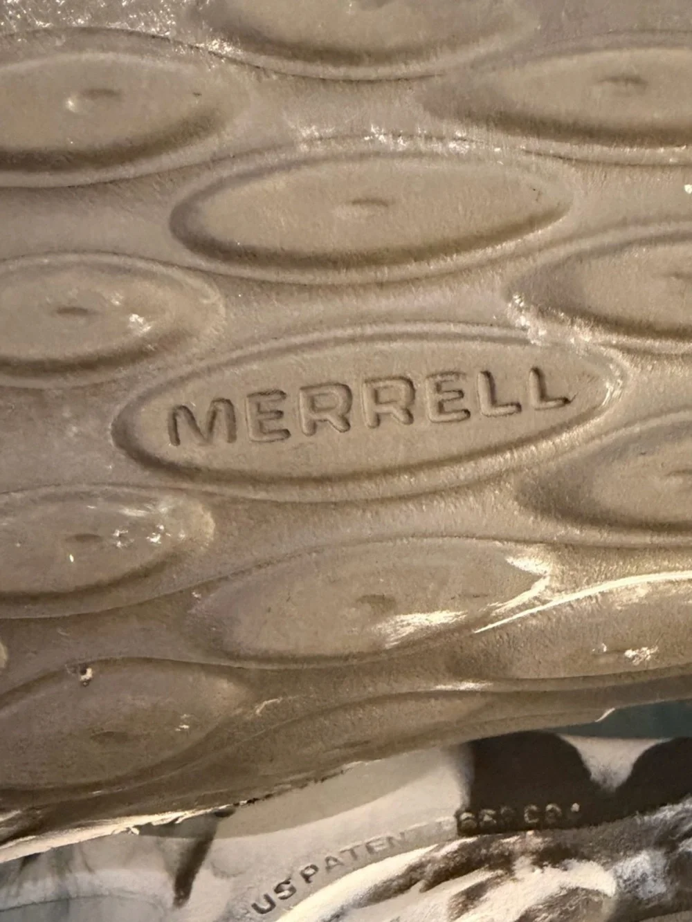 Merrell slides brown and white open toe sandals men’s 12
